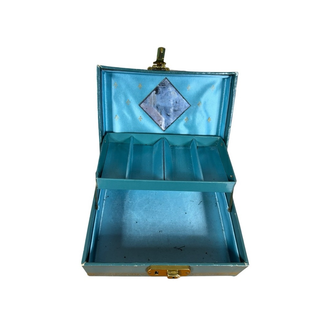 Vintage Blue‎ Jewelry Box